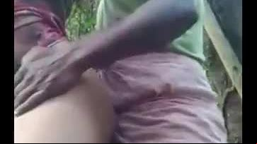 Indian couple outdoor fuck