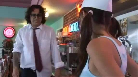 Pleasant action for girl